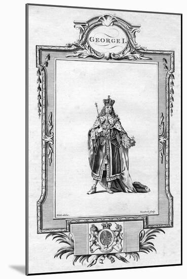 George I of Great Britain-Vandroit-Mounted Giclee Print