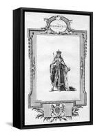 George I of Great Britain-Vandroit-Framed Stretched Canvas