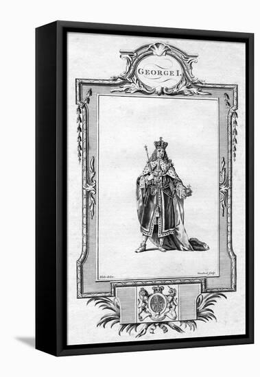 George I of Great Britain-Vandroit-Framed Stretched Canvas