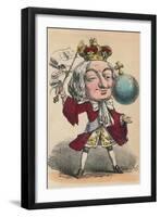 'George II', 1856-Alfred Crowquill-Framed Giclee Print