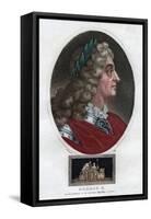 George II of Great Britain-J Chapman-Framed Stretched Canvas