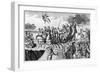 George III Cartoon, 1775-null-Framed Giclee Print