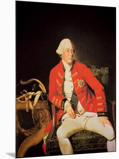 George Iii in 1771-Johann Zoffany-Mounted Giclee Print