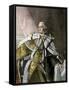 George Iii, King of England, in Gold Brocade Trimmed with Ermine, 1767-null-Framed Stretched Canvas