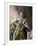 George Iii, King of England, in Gold Brocade Trimmed with Ermine, 1767-null-Framed Giclee Print