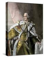 George Iii, King of England, in Gold Brocade Trimmed with Ermine, 1767-null-Stretched Canvas
