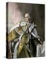 George Iii, King of England, in Gold Brocade Trimmed with Ermine, 1767-null-Stretched Canvas