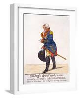 George III of Britain in 1810 on His Fifty Year Jubilee-Robert Dighton-Framed Giclee Print