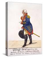 George III of Britain in 1810 on His Fifty Year Jubilee-Robert Dighton-Stretched Canvas