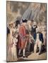 George III Presenting a Sword to Admiral Earl Howe, C1794-Isaac Cruikshank-Mounted Giclee Print