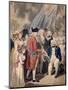 George III Presenting a Sword to Admiral Earl Howe, C1794-Isaac Cruikshank-Mounted Giclee Print