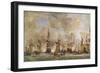 George III Reviews Fleet-Dominic Serres-Framed Art Print