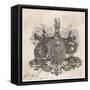 George III's Coat Arms-J. Pars-Framed Stretched Canvas