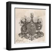 George III's Coat Arms-J. Pars-Framed Art Print