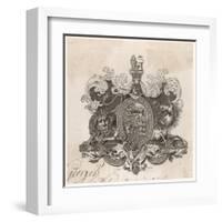 George III's Coat Arms-J. Pars-Framed Art Print