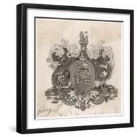 George III's Coat Arms-J. Pars-Framed Art Print