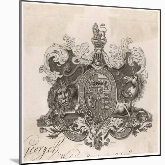 George III's Coat Arms-J. Pars-Mounted Art Print