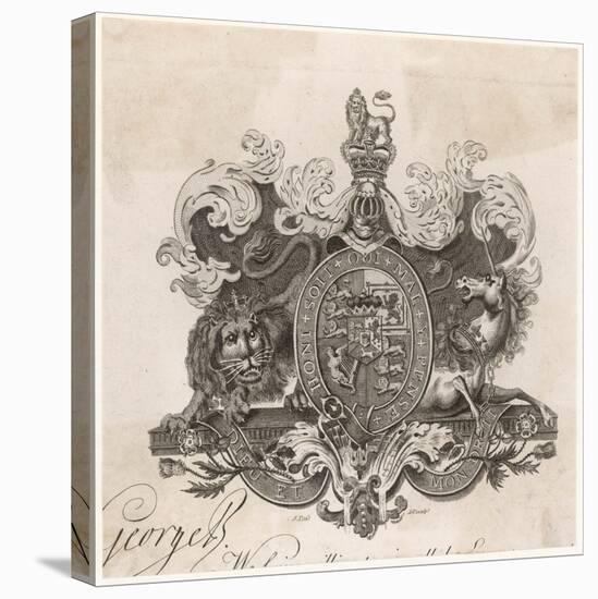 George III's Coat Arms-J. Pars-Stretched Canvas