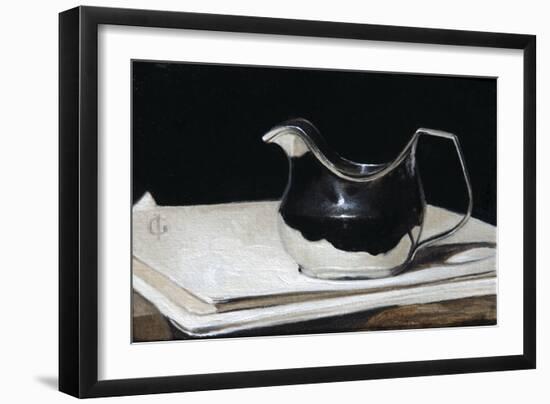 George III Silver Cream Jug, 2009-James Gillick-Framed Giclee Print