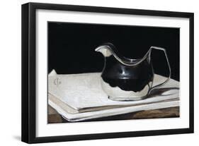 George III Silver Cream Jug, 2009-James Gillick-Framed Giclee Print