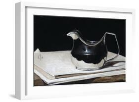 George III Silver Cream Jug, 2009-James Gillick-Framed Giclee Print