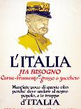 Italy Has Need of Meat, Wheat, Fat, and Sugar, 1917-George Illian-Premium Giclee Print