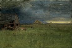 The Lonely Farm, Nantucket, 1892-George Inness Snr.-Mounted Giclee Print
