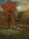 The Lonely Farm, Nantucket, 1892-George Inness Snr.-Stretched Canvas