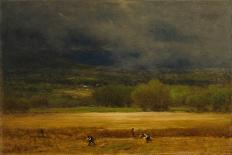 The Wheat Field, 1875-77, by George Inness, 1825-1894, American landscape painting,-George Inness-Art Print