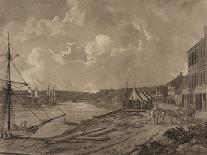 View of the Suburbs of the City of Washington (Georgetown Waterfront), c.1795-George Isham Parkyns-Mounted Giclee Print