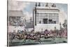 George IV and the Duke of York, the Royal Stand, Ascot, Early 19th Century-null-Stretched Canvas
