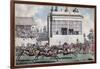 George IV and the Duke of York, the Royal Stand, Ascot, Early 19th Century-null-Framed Premium Giclee Print