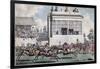 George IV and the Duke of York, the Royal Stand, Ascot, Early 19th Century-null-Framed Premium Giclee Print