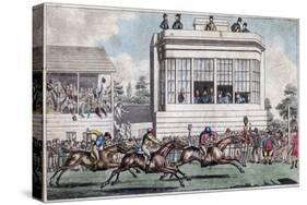 George IV and the Duke of York, the Royal Stand, Ascot, Early 19th Century-null-Stretched Canvas