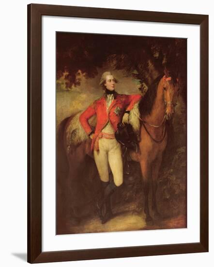 George Iv, as Prince of Wales, 1782-Thomas Gainsborough-Framed Giclee Print