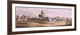 George IV in Carriage-null-Framed Art Print