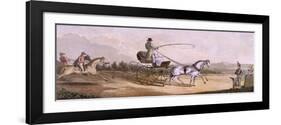 George IV in Carriage-null-Framed Art Print