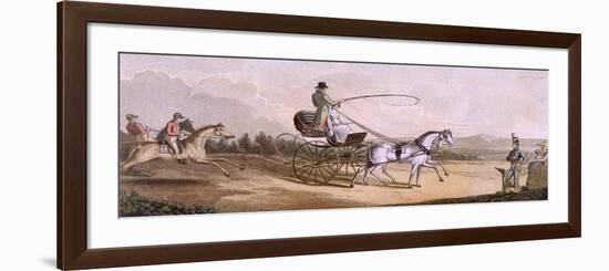 George IV in Carriage-null-Framed Premium Giclee Print