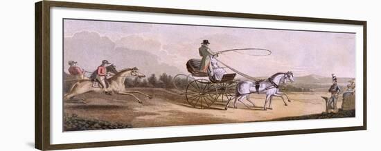 George IV in Carriage-null-Framed Premium Giclee Print