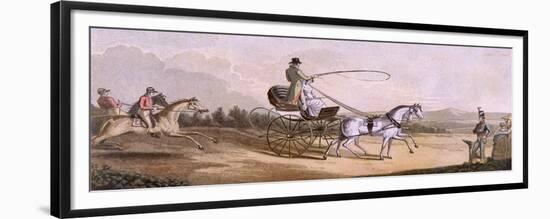 George IV in Carriage-null-Framed Premium Giclee Print