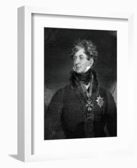 George IV, King of the United Kingdom and Hanover, 1829-William Ensom-Framed Giclee Print