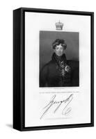 George IV, King of the United Kingdom and Hanover, 19th Century-E Scriven-Framed Stretched Canvas
