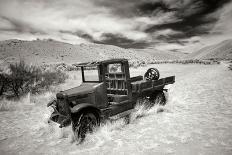 Truck in Field-George Johnson-Photographic Print