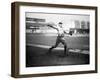 George Kahler, Cleveland Indians, Baseball Photo - New York, NY-Lantern Press-Framed Art Print