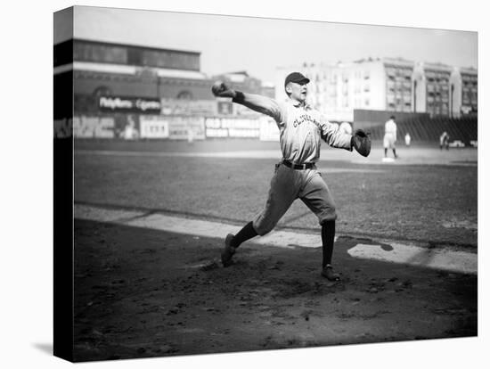 George Kahler, Cleveland Indians, Baseball Photo - New York, NY-Lantern Press-Stretched Canvas