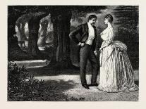 The Old Man and the Lady, 1888-George L. Du Maurier-Framed Giclee Print
