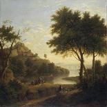 View of Chiswick Villa from the Lawn, C.1735-George Lambert-Mounted Giclee Print