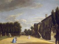 View of Chiswick Villa from the Back to the Inigo Jones Gate, 1742-George Lambert-Framed Giclee Print