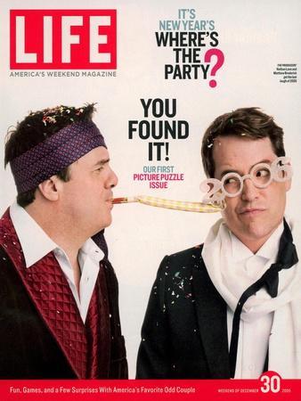 Actors Nathan Lane and Matthew Broderick Getting the Last Laugh of 2005, December 30, 2005
