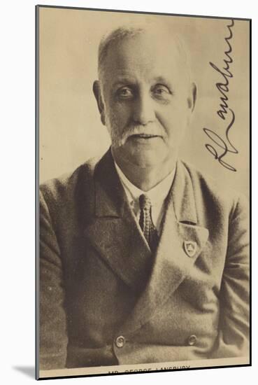 George Lansbury-null-Mounted Photographic Print